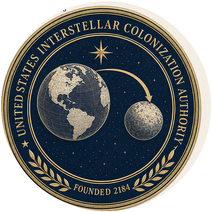 Great Seal of the United States Interstellar Colonization Authority